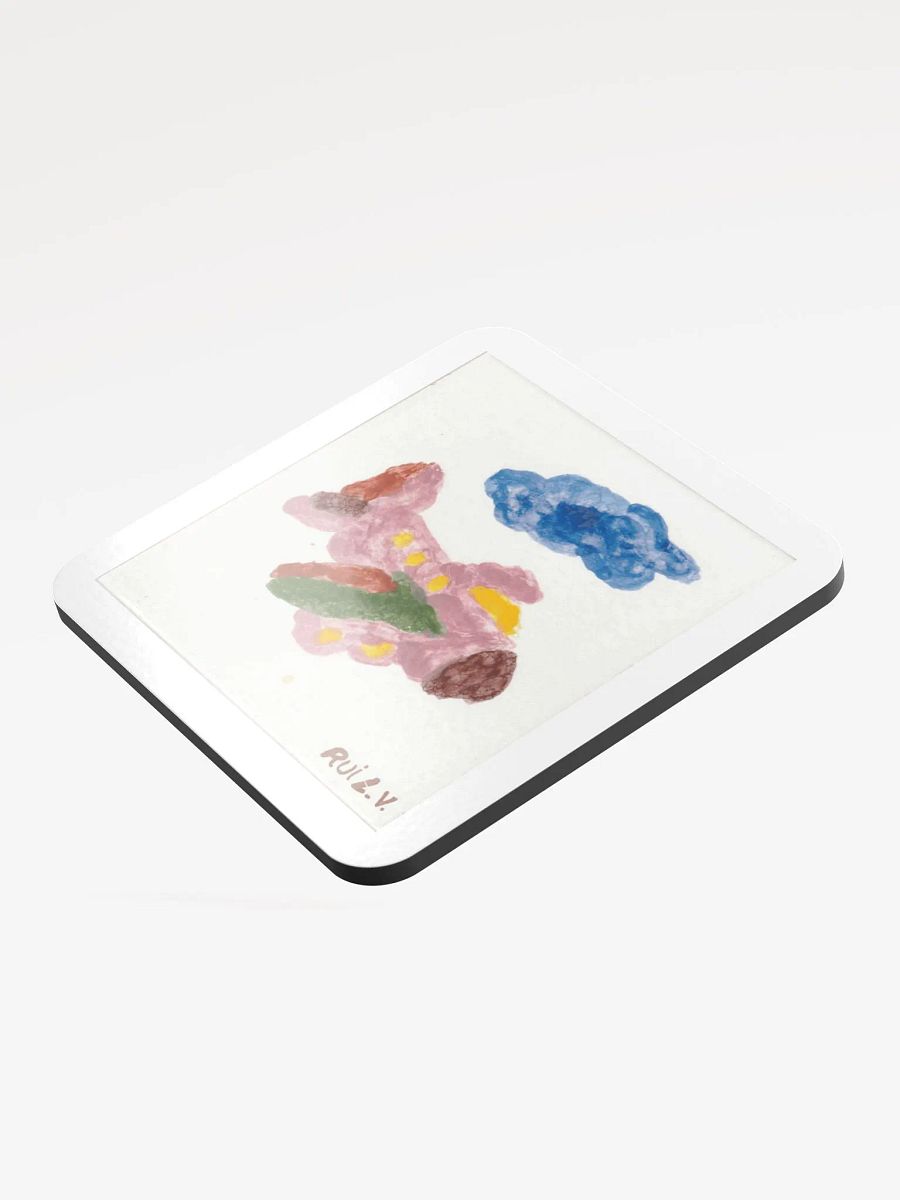 Kid Airplane (Glossed Cork Coaster) product image (3)