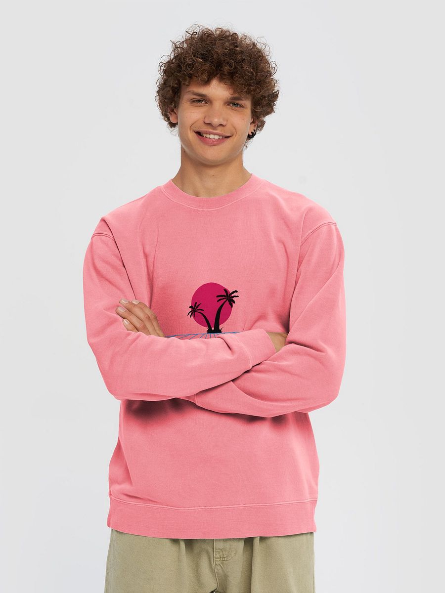 Retro Sunset Grid Unisex Sweatshirt product image (3)