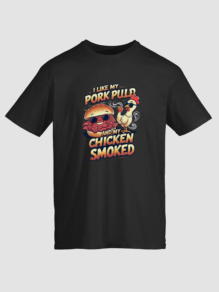 Pulld Pork & Smoked Chicken – BBQ Dad Joke Tee product image (1)
