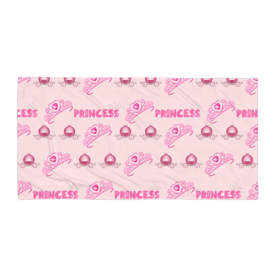 Pink Princess Sublimated Towel product image (2)