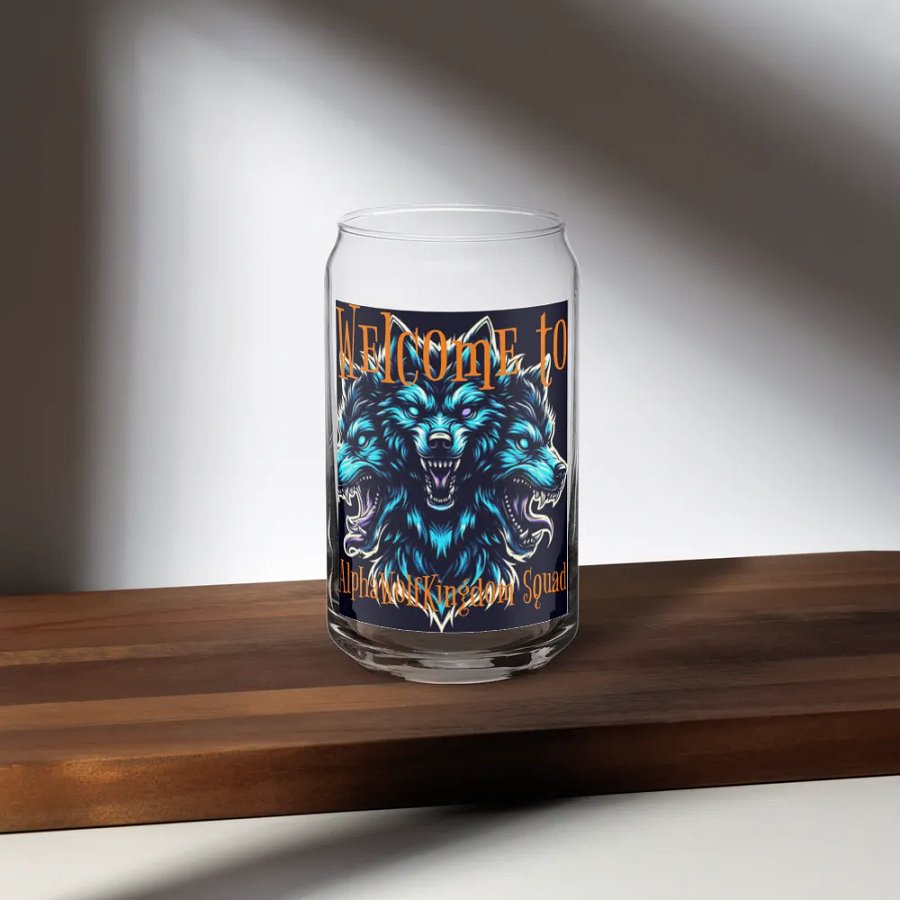 AlphaWolfKingdom Squad Can-Shaped Glass product image (5)