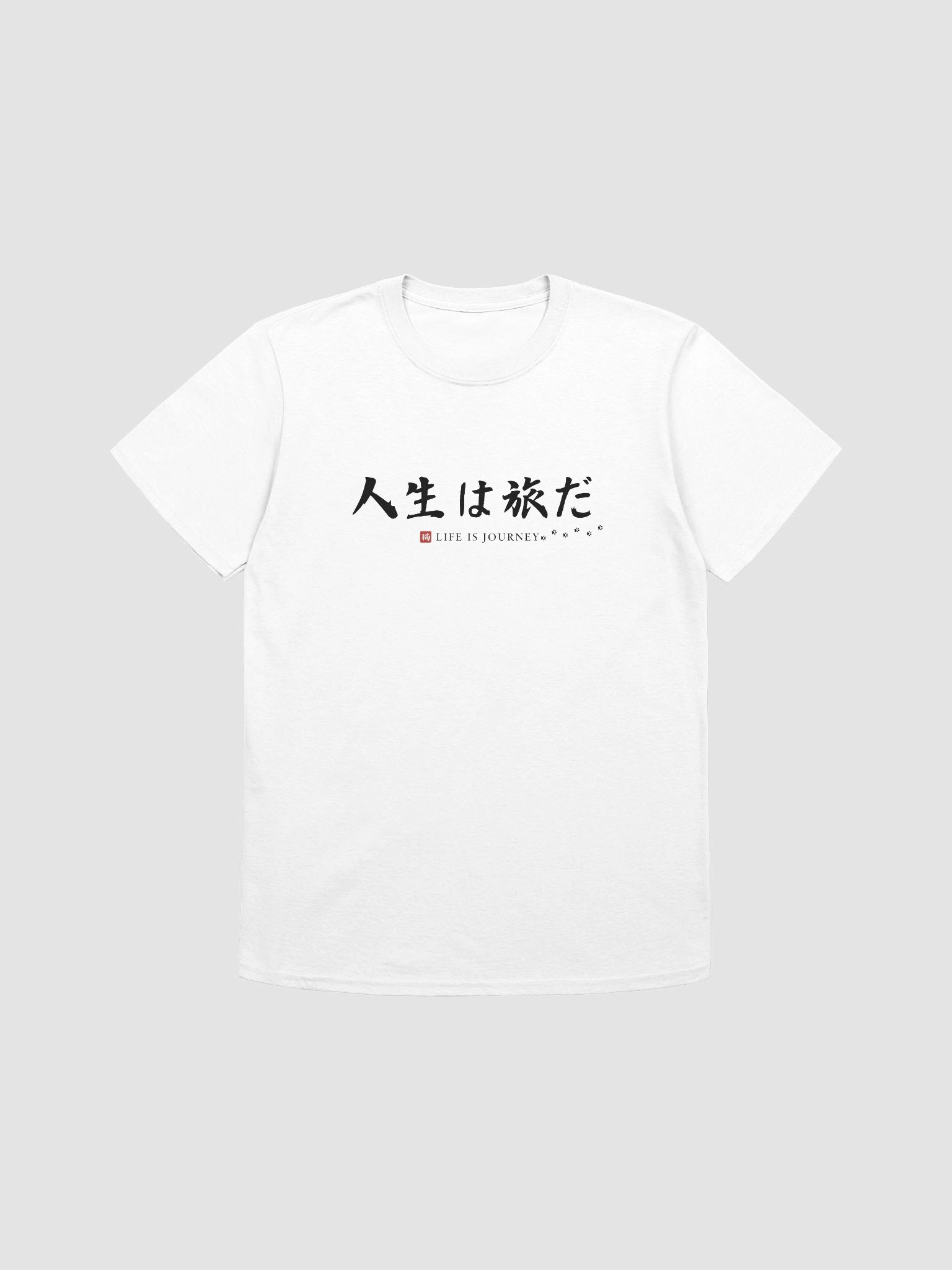 Chani Japan | Life is Journey Short Sleeve Shirt White Unisex product image (1)