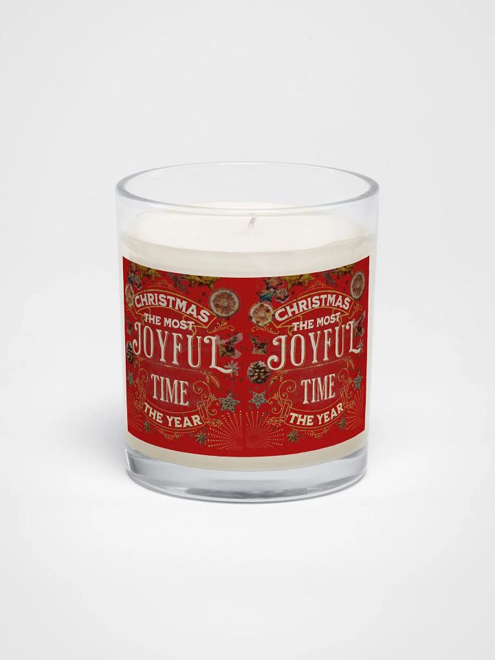Joyful Christmas Soy Wax Candle for moms dads friends colleagues product image (1)
