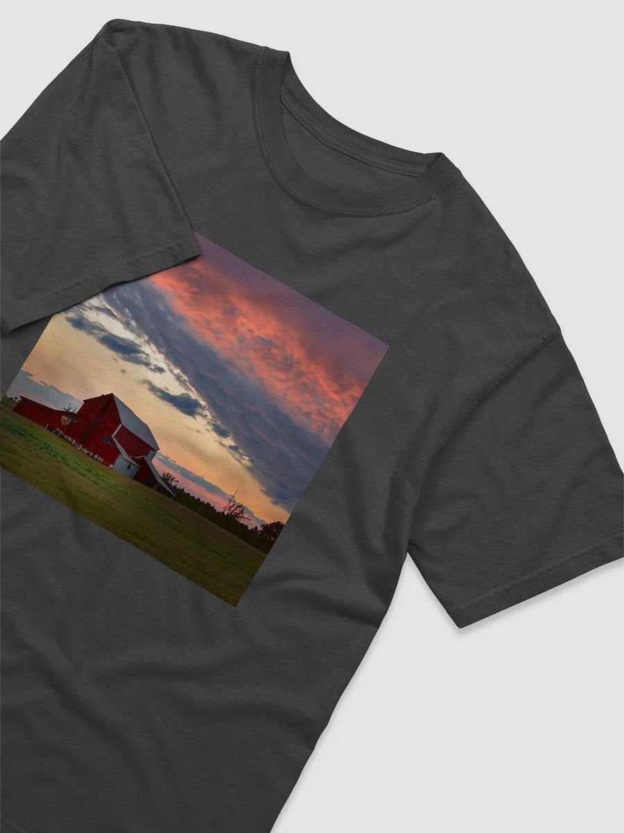 Classic Black T-Shirt with Bold Red Barn Design product image (3)