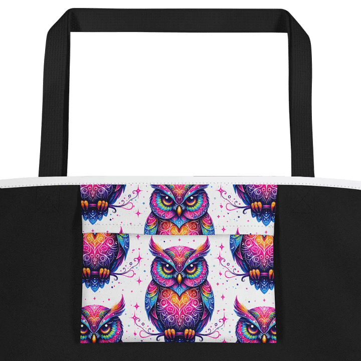Psychedelic Owl All-Over Tote Bag product image (2)