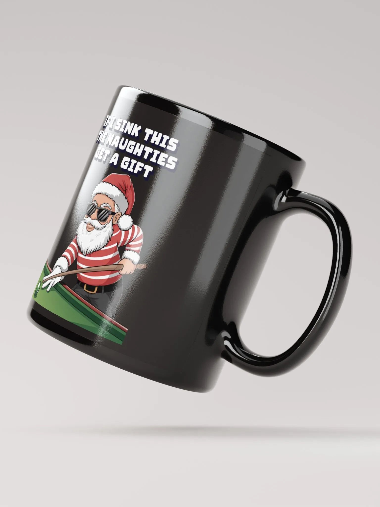 If I Sink This The Naughties Get A Gift - Black Mug product image (3)