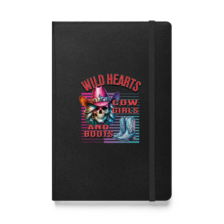 Wild Hearts Cowgirls And Boots Hardcover Journal product image (1)