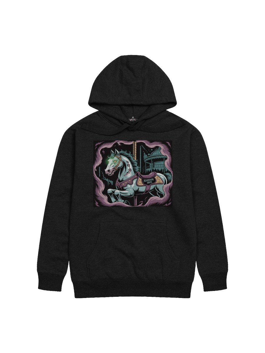 Midnight Veil Designs Gothic 'Abandon Hope' Unisex Premium Hoodie - Black & More Colours product image (1)