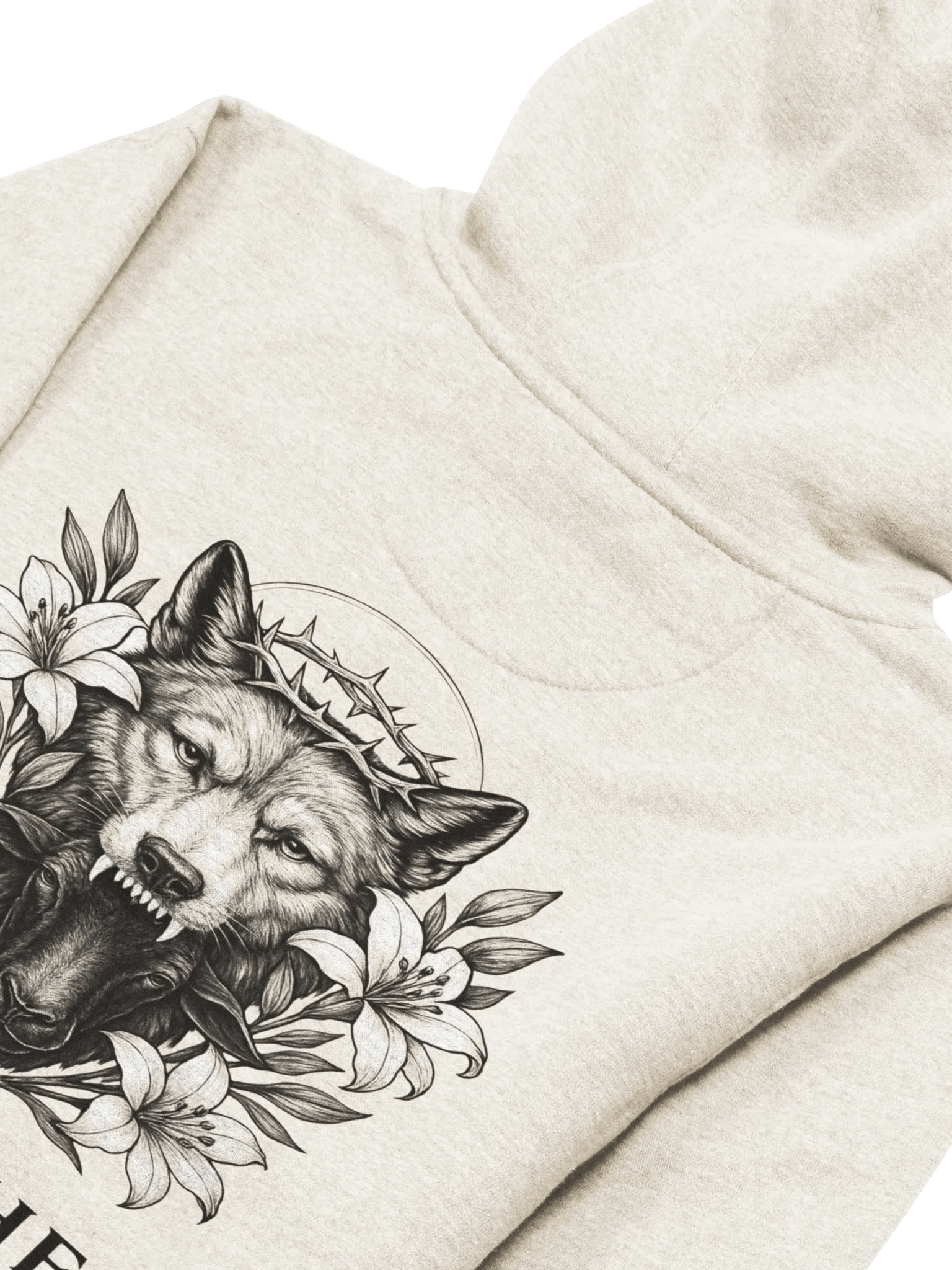 Wolf and Sheep Crown Hoodie product image (16)