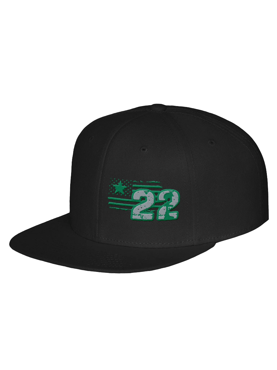 GREEN STAR FITTED HAT product image (4)