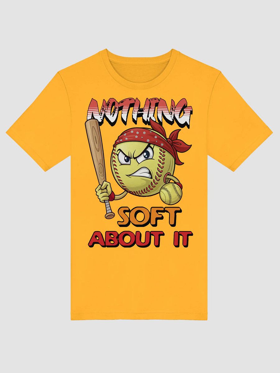 Nothing Soft About It Softball Fierce Rebel T-Shirt product image (29)