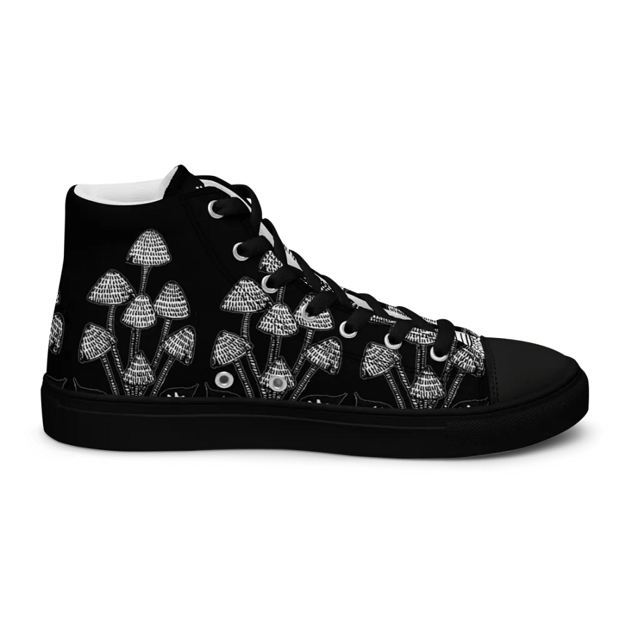 Striped Mushroom Men's High Tops product image (9)