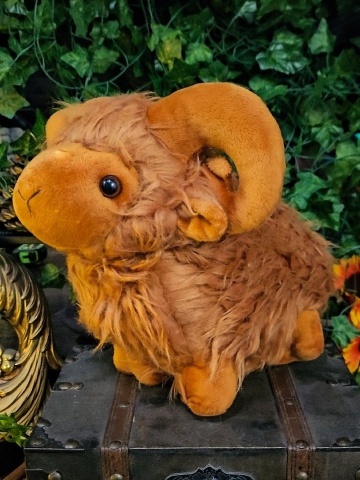 The Armored Kingdom Baby SnuggleHorn Sheep Plushie product image (1)