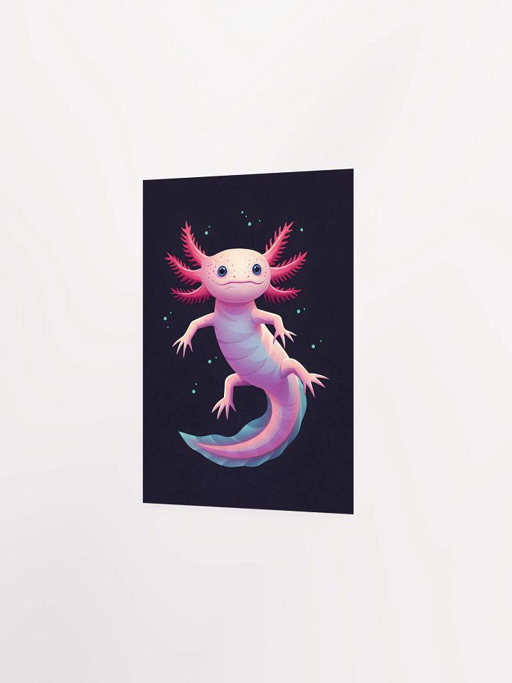 The Axolotl's Aura Art Poster product image (6)