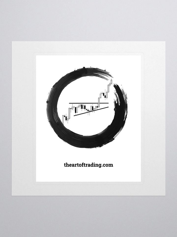 The Art of Trading Sticker (White) product image (1)