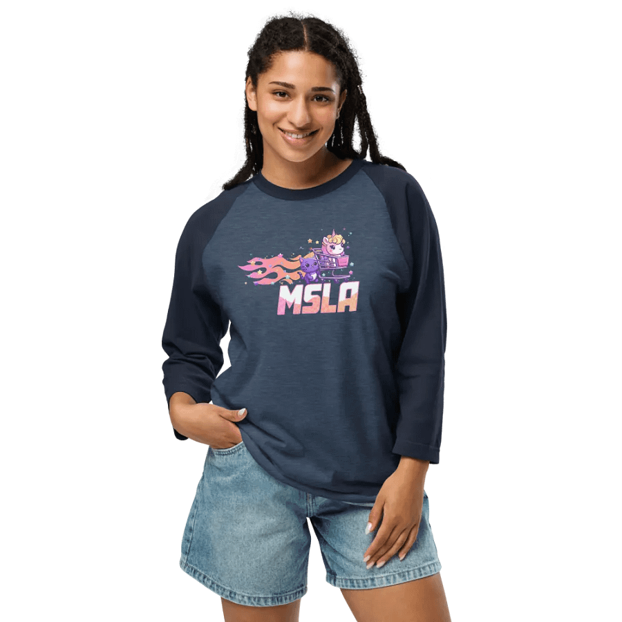 MSLA Sparkles Amigos - Jersey Raglan Tee product image (18)