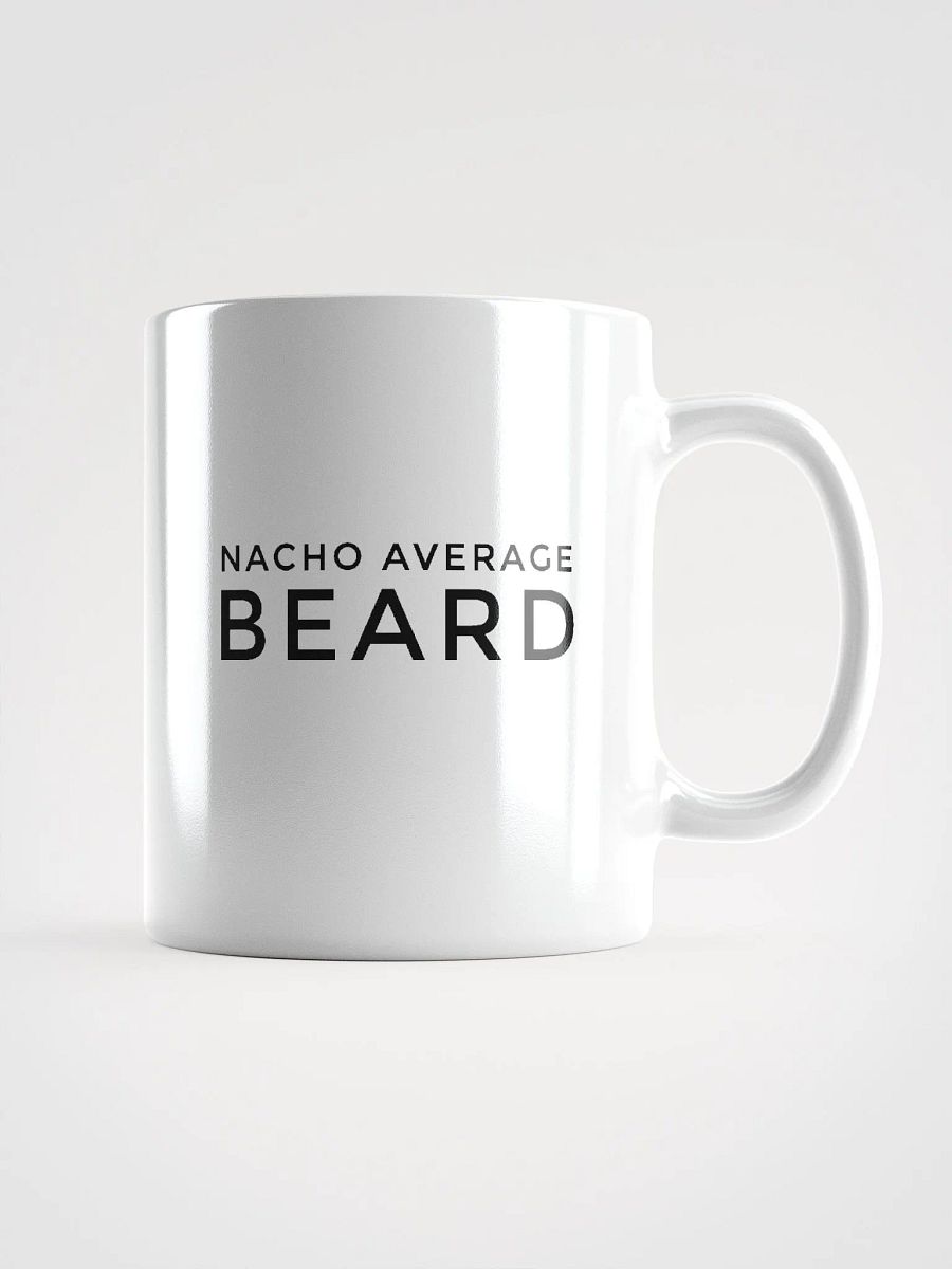 Nacho Average Beard White Ceramic Mug product image (1)