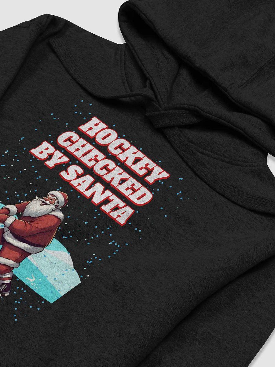 Hockey Checked By Santa Christmas Hoodie product image (13)