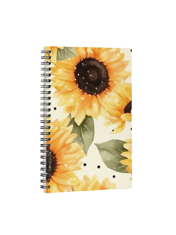 Sunflower Serenade Spiral Notebook product image (1)