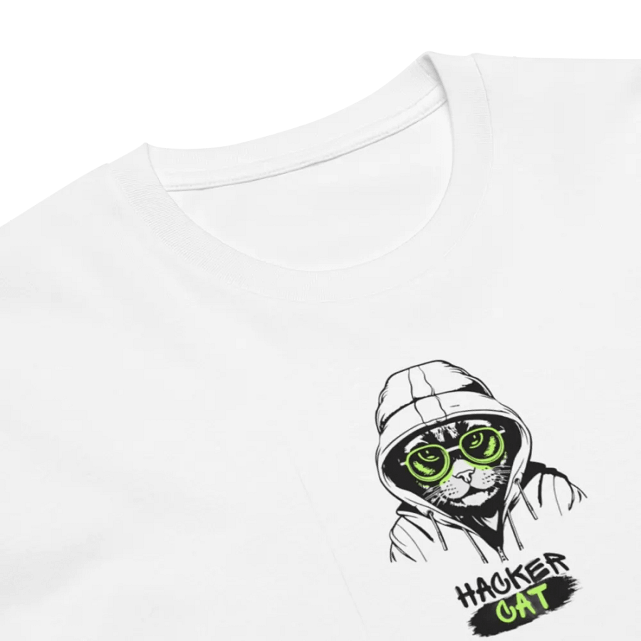Hacker Cat Coolness Unisex T-Shirt product image (6)