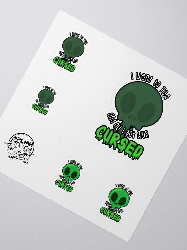 All I Got Was Cursed - Evoker - Sticker Sheet product image (2)