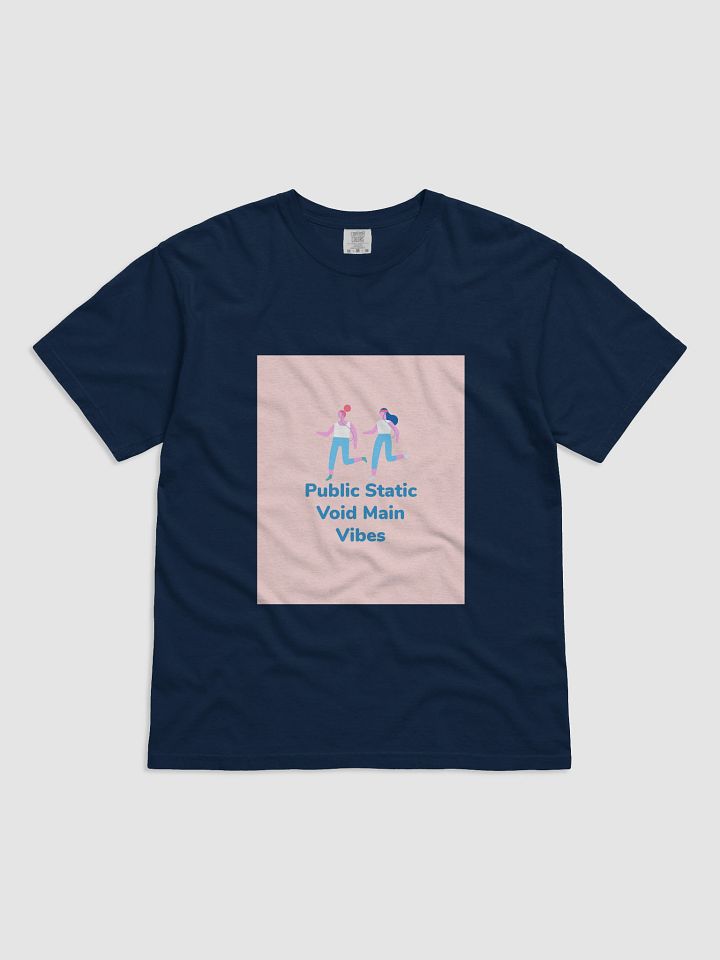 Public Static Void Main Vibes – Coder T-Shirt product image (1)