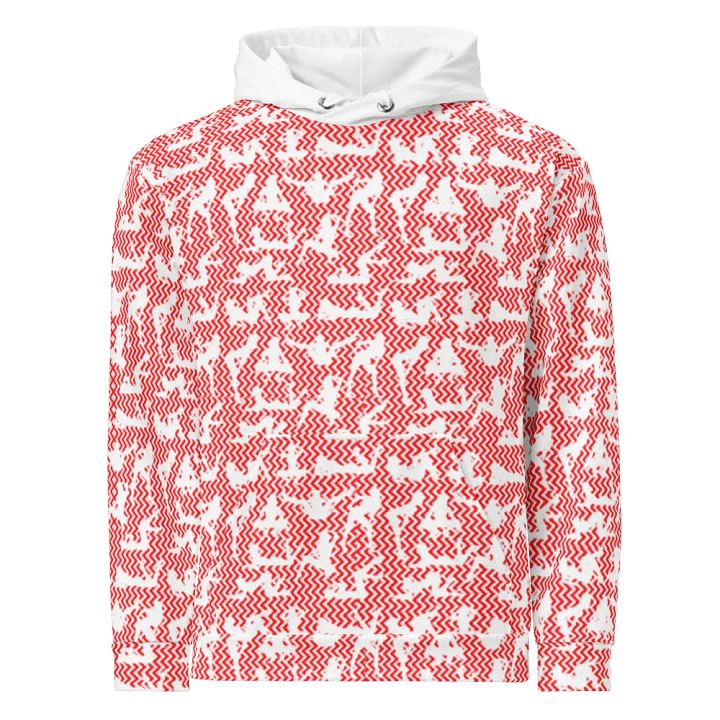 Dynamic Zig-Zag - WHITE | Unisex Hoodie product image (1)