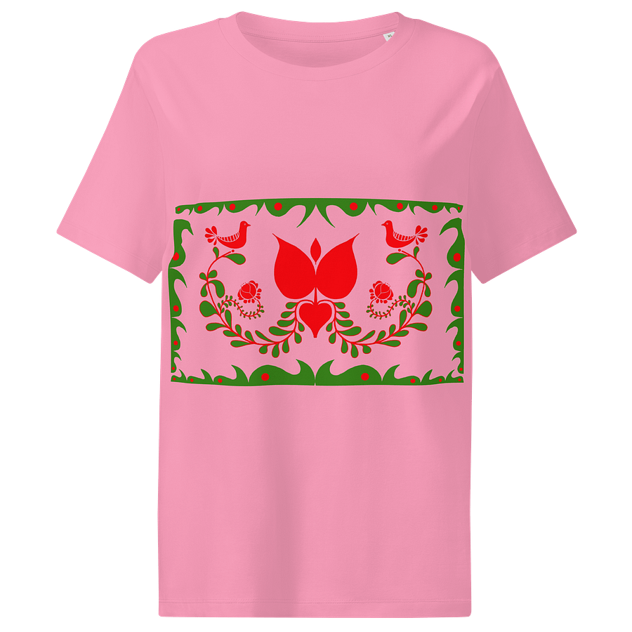 Folk Art Hungarian Harmony Organic Cotton Tee product image (1)