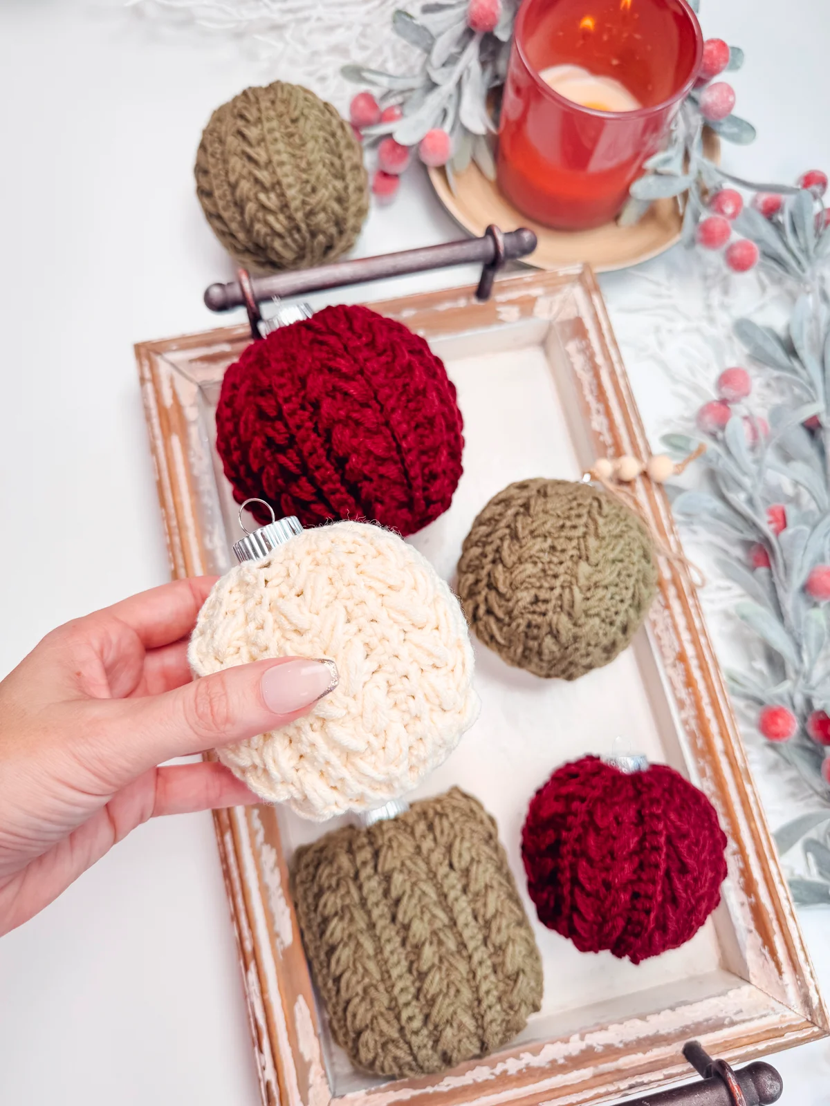 🎄🔔 Wheat Stitch™ Holiday Decor Bundle: Ornament, Wreath & Tree Crochet Patterns product image (10)