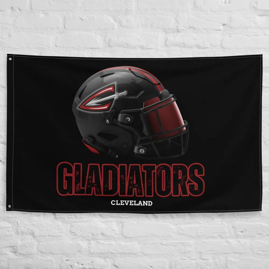 Cleveland Gladiators Team Flag product image (10)