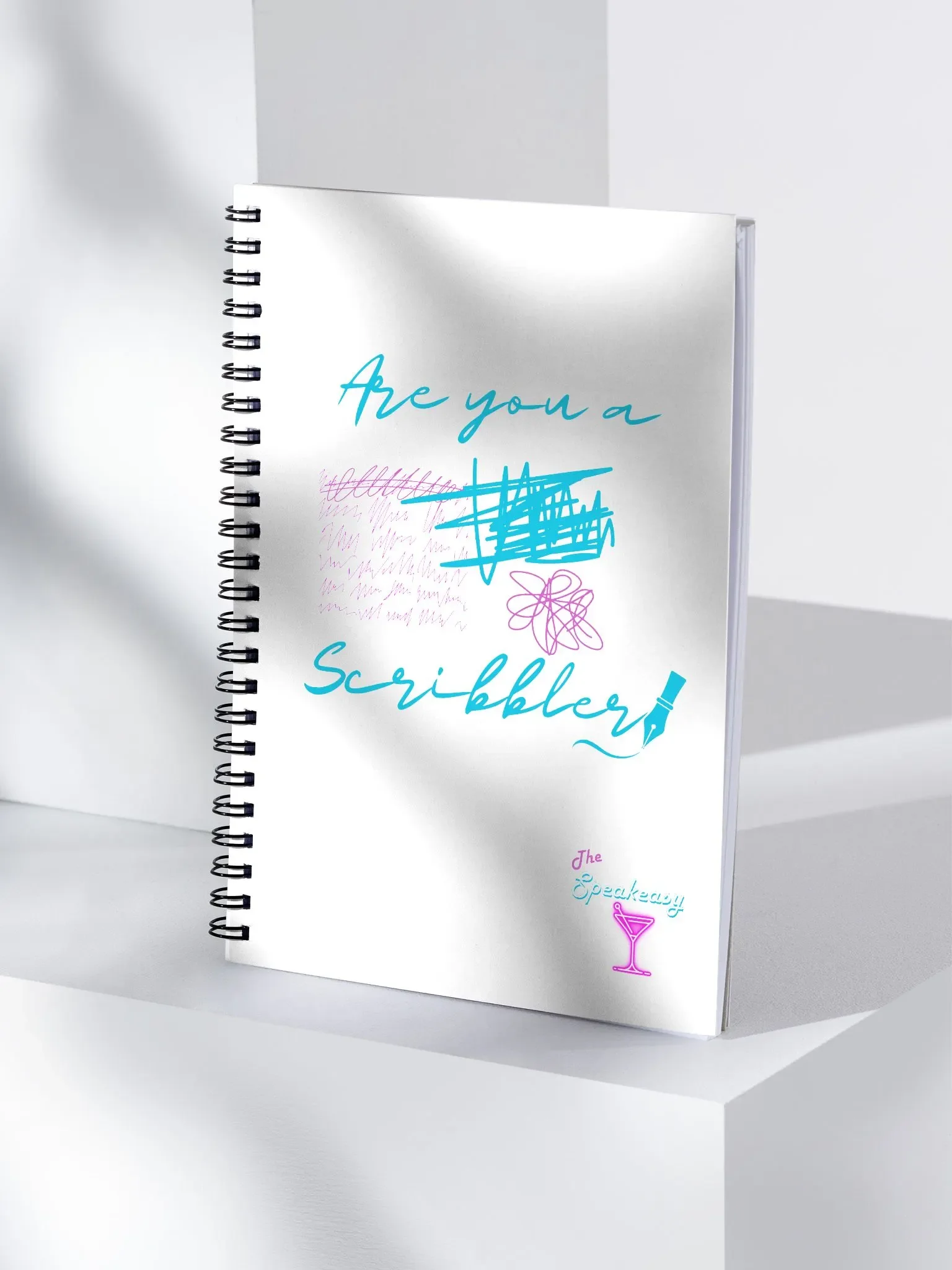Are You a Scribbler Spiral Notebook product image (4)