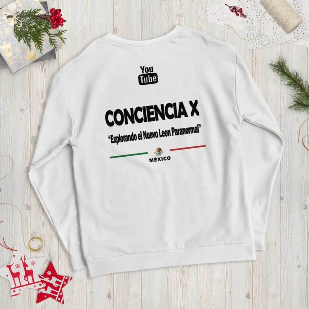 Spooky YouTube All-Over Print Sweatshirt product image (10)