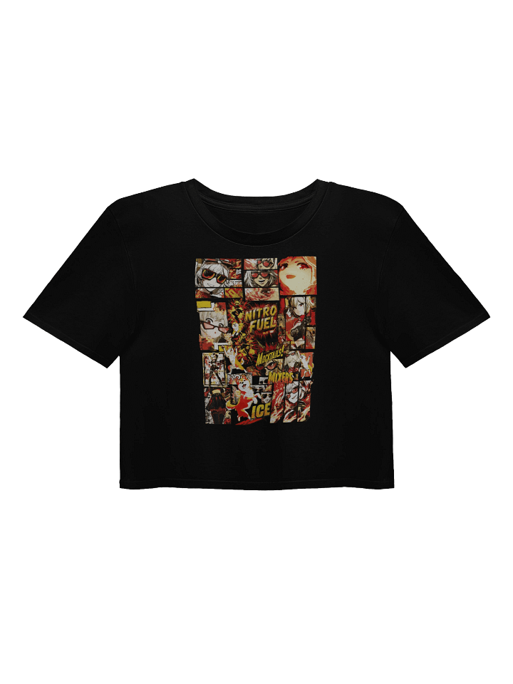 Women's Crop Top BURNICE! Nitro-Fuel T-shirt Design Zenless Zone Zero product image (2)