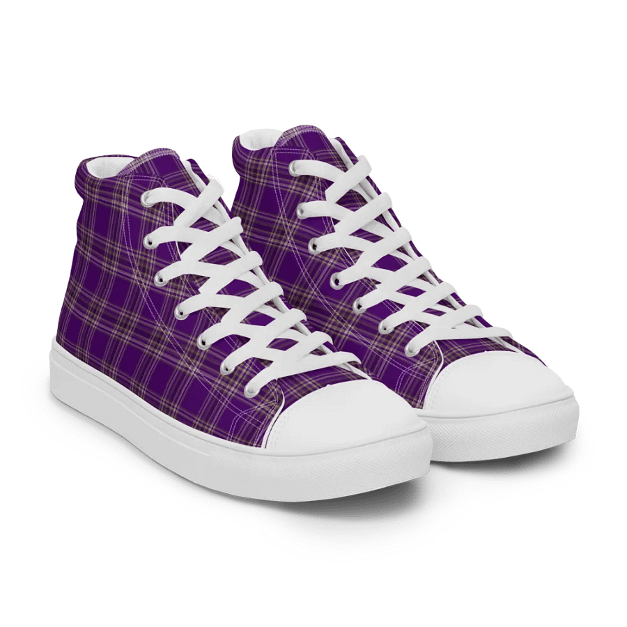 Men's Plaid Fusion High Top Shoes product image (8)
