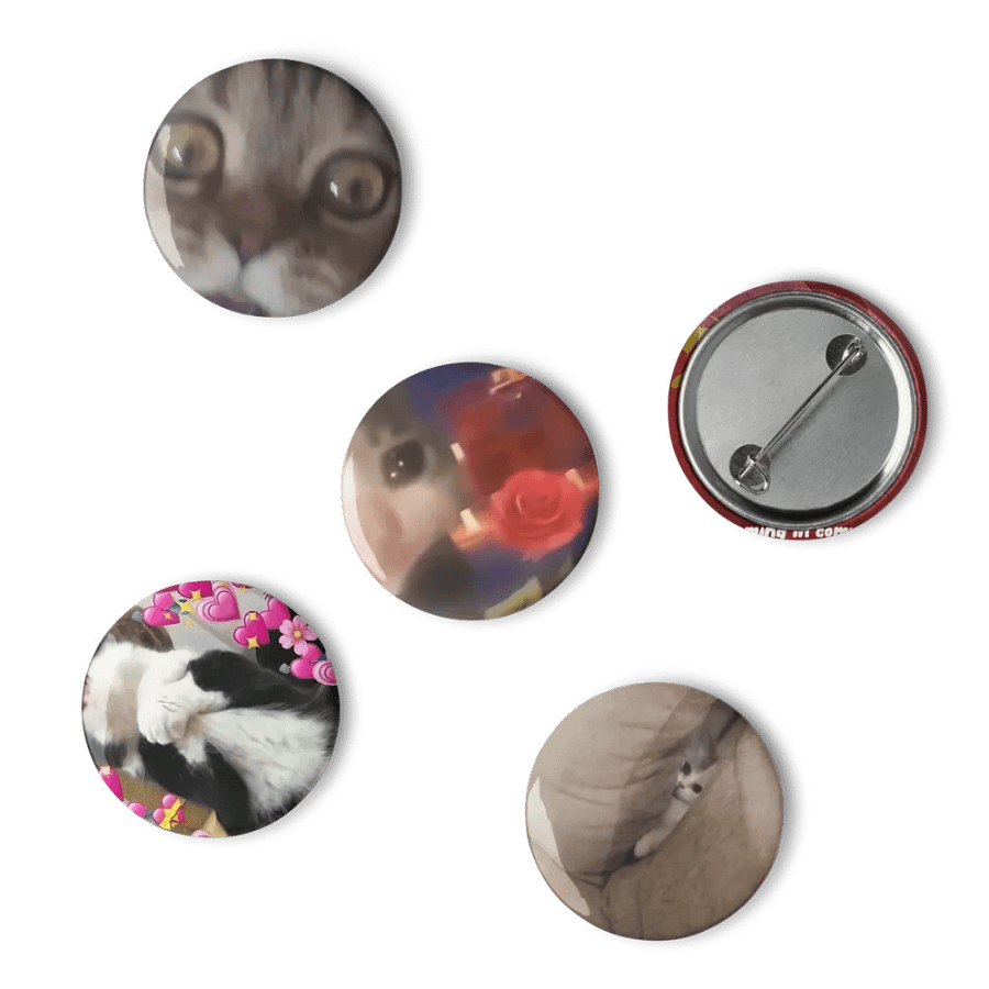 Set of Pin Buttons: Meme Cats 26 product image (6)