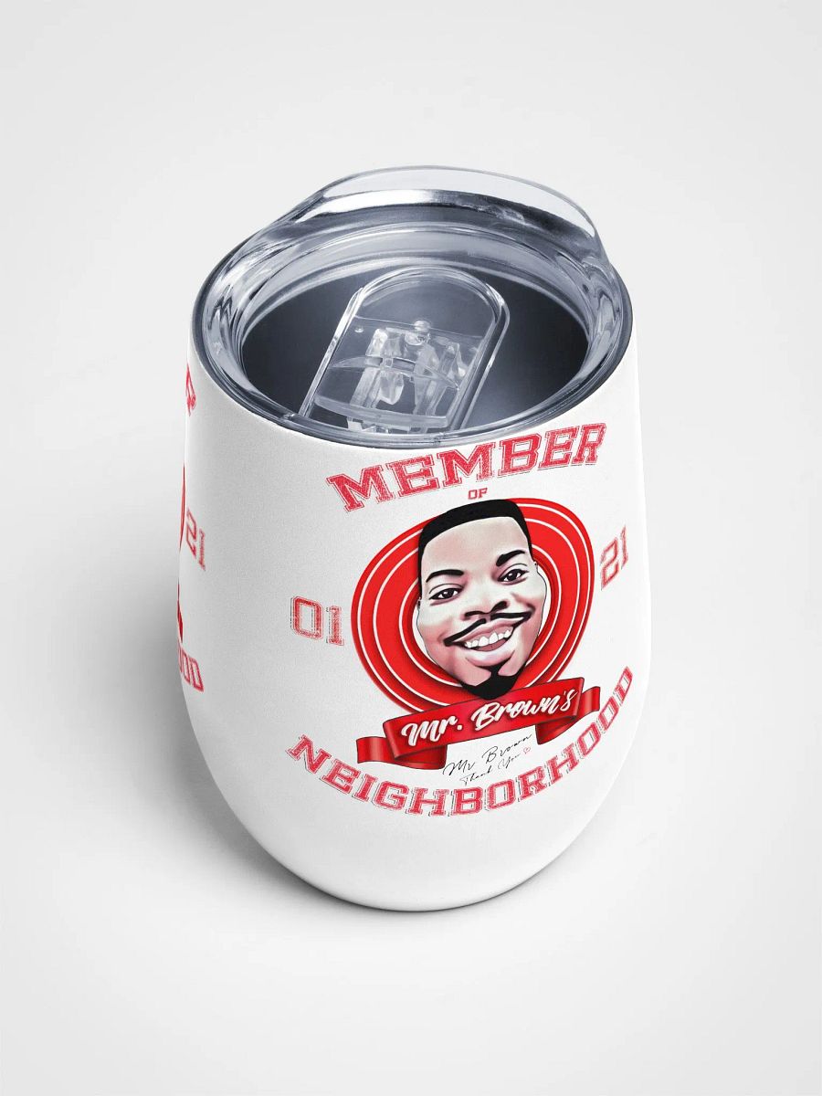 Mr. Brown's Neighborhood Member Wine Tumbler product image (4)