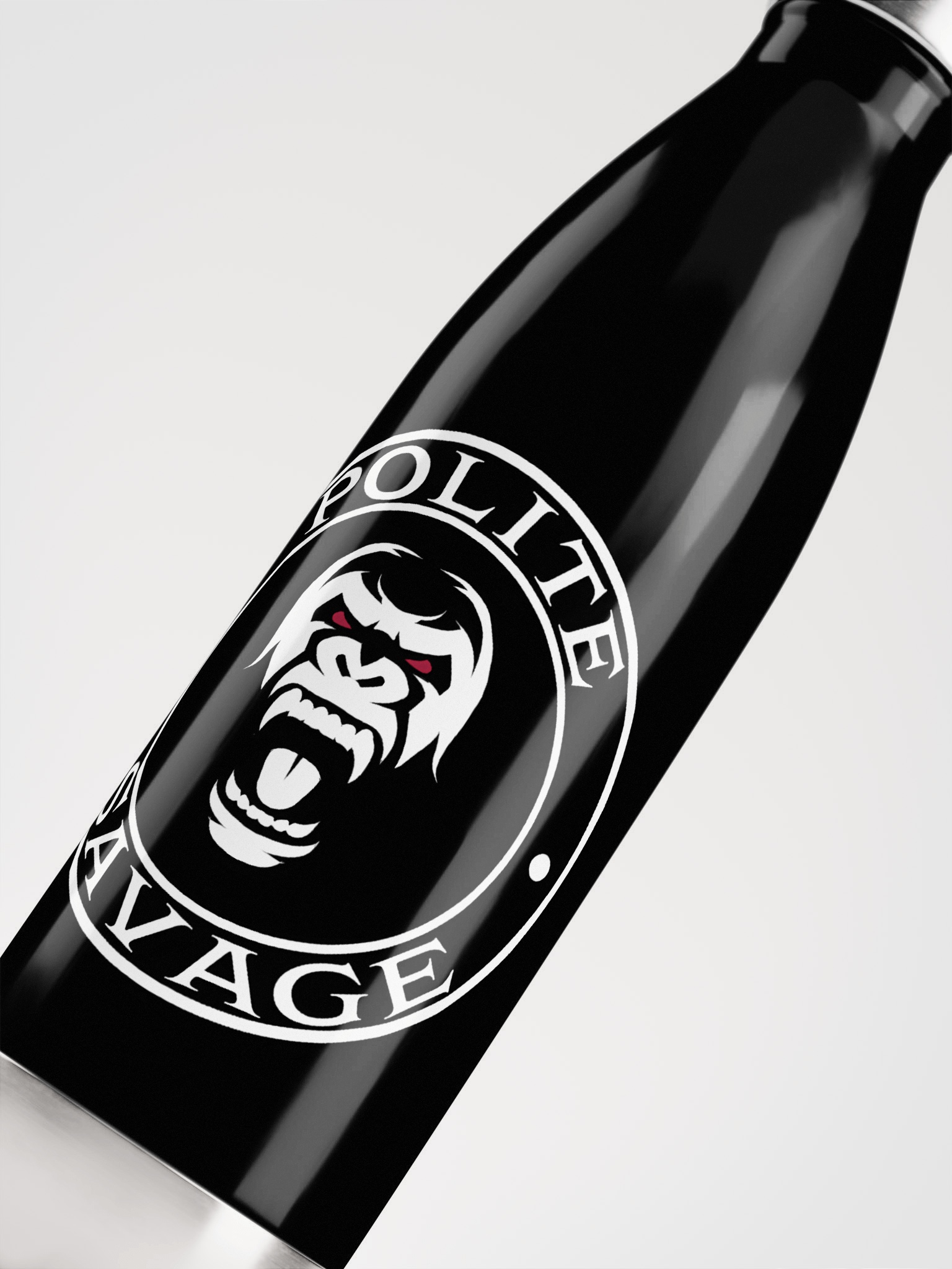 Take Your Azz to the GYM-Polite Savage SS Water Bottle product image (5)