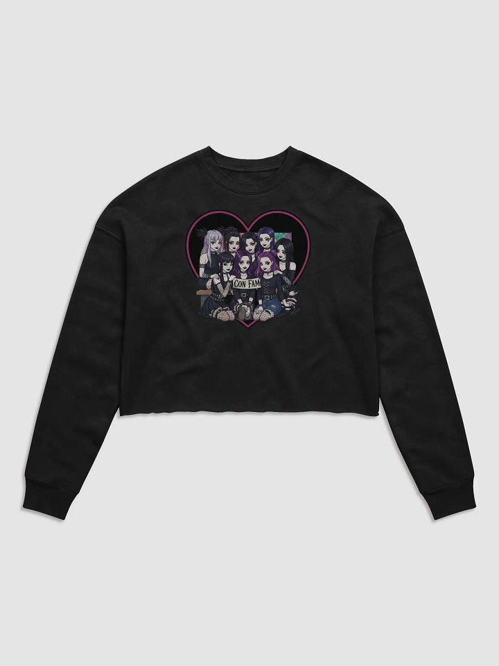 Womens Long Sleeve Fleece Crop Top product image (3)