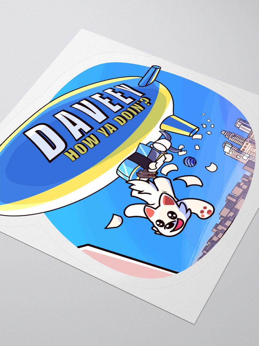 Blimp Strat Sticker product image (5)