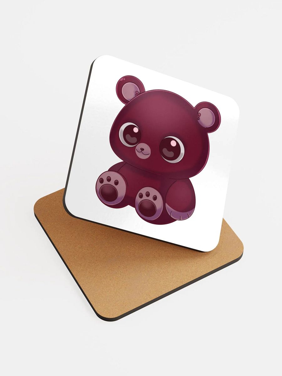 Afro the Bear Cork Coaster product image (6)