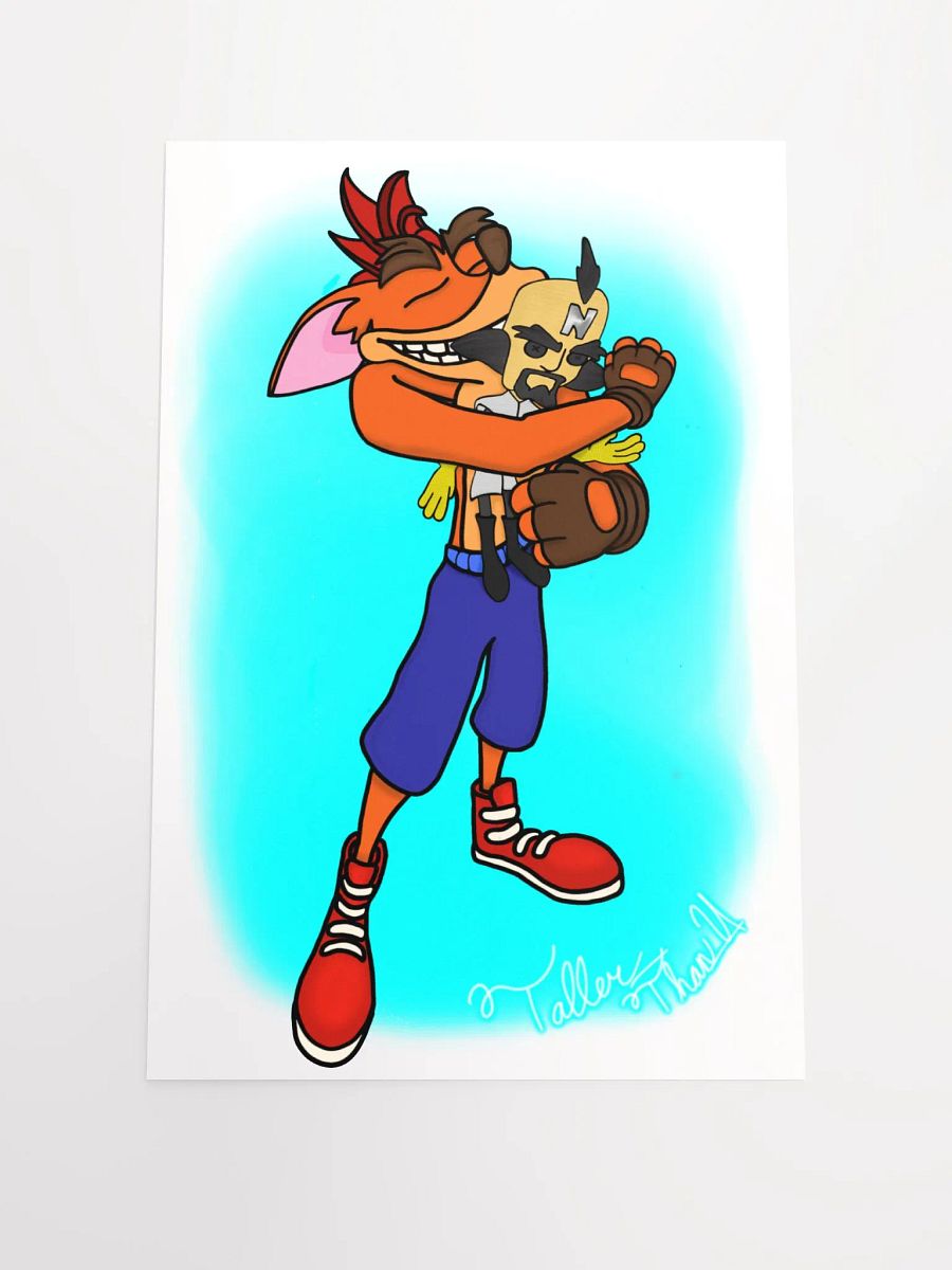 Matte Paper Crash Hug Poster product image (1)
