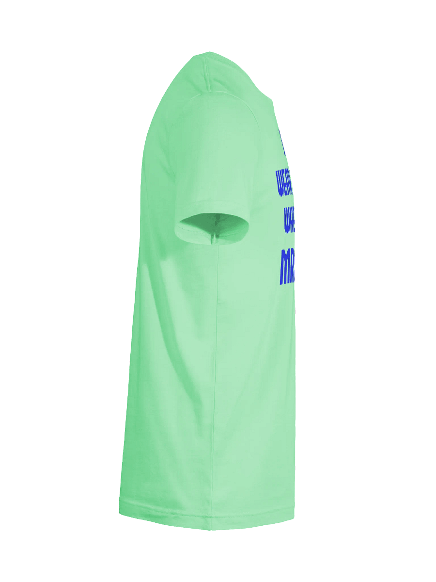 I Don't Wear This Unisex T-Shirt (Blue Text) product image (84)