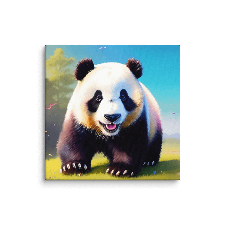 Cute Panda Digital Painting - v1 product image (1)