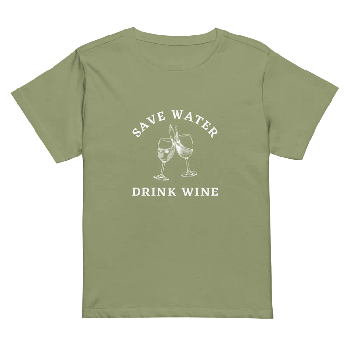 Save Water Drink Wine Baby Tee product image (1)