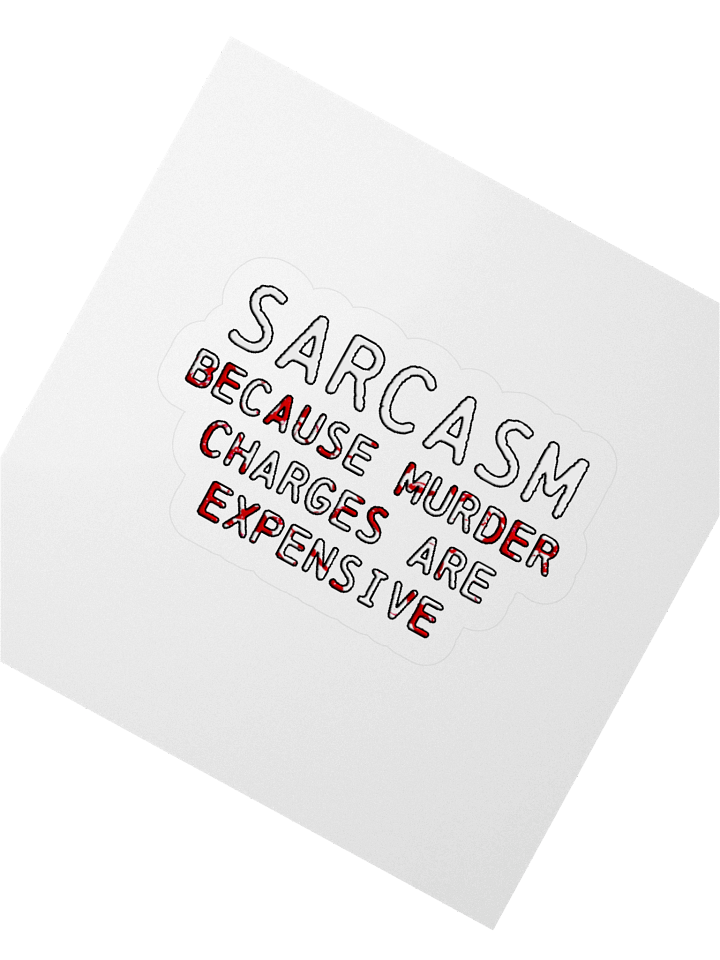 Sarcasm Spatter - Sticker product image (2)