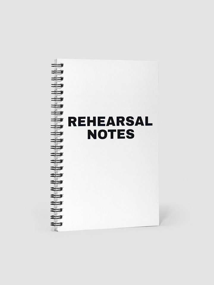Rehearsal Notes, Black Font product image (1)