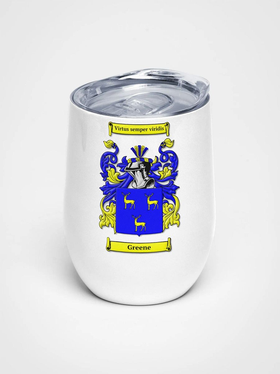 Greene Family Crest - Wine Tumbler product image (1)