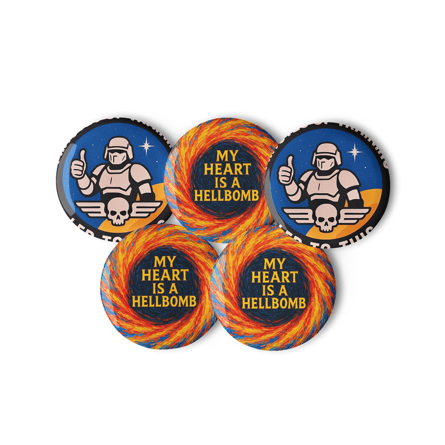 minutes of training & my heart Pin Set product image (3)