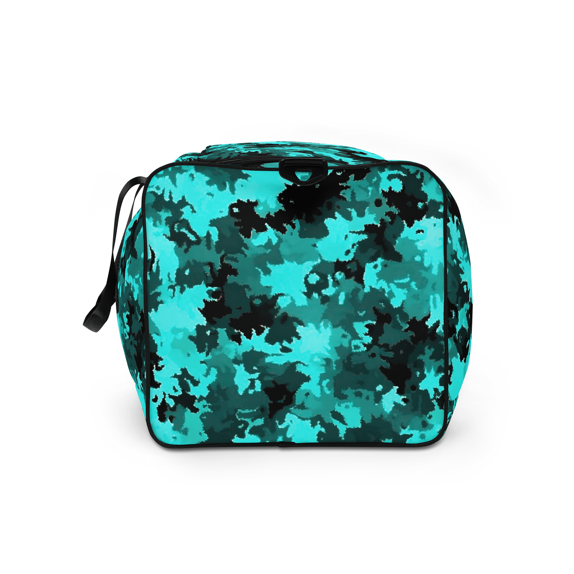 Turquoise Camo Dreams All-Over Duffle Bag product image (9)