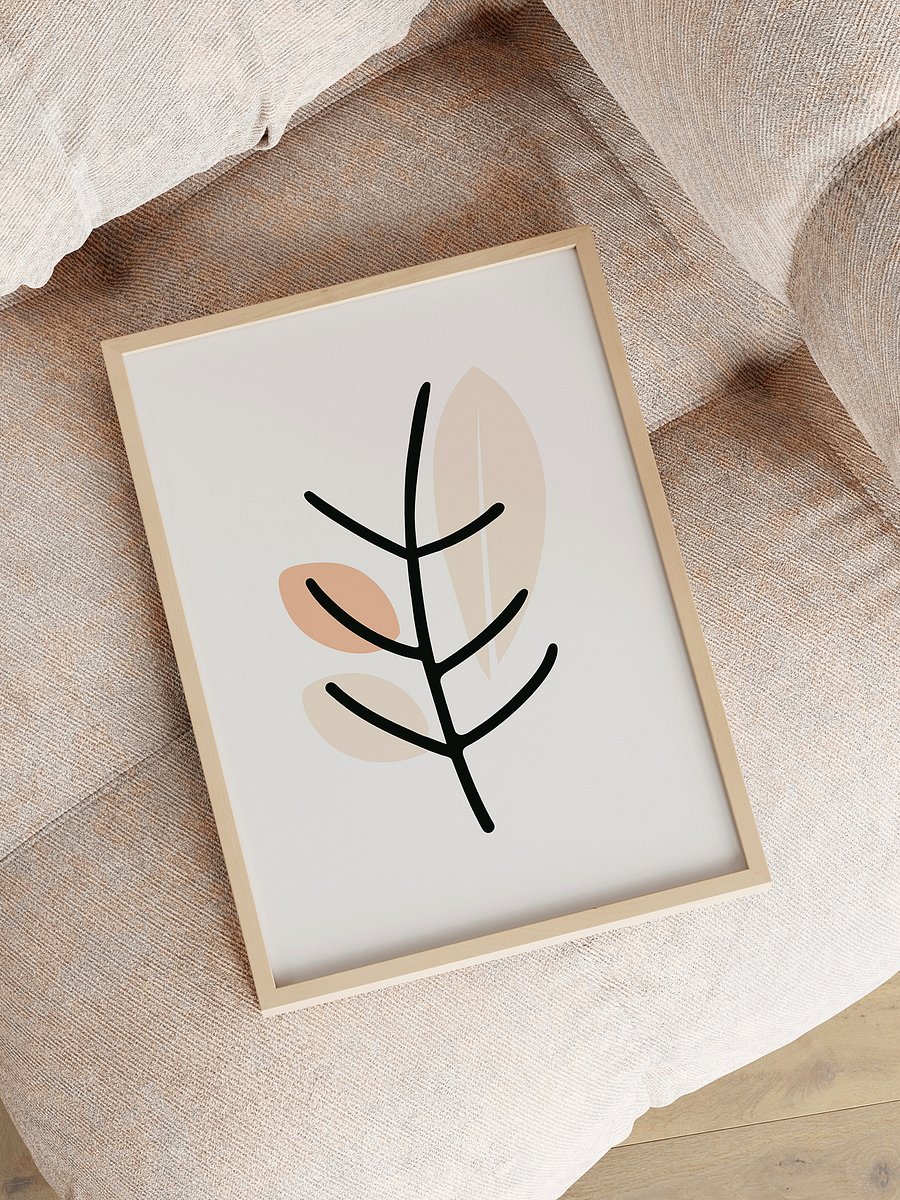 Stem & Silence Minimalist Poster product image (1)